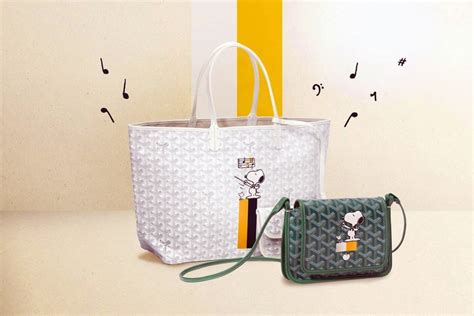 Goyard's Tote Bags & Wallets Receive Rare Snoopy Customizations .